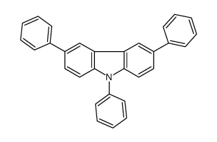 3,6,9-triphenylcarbazole Structure