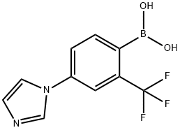 2-Trifluoromethyl-4-(imidazol-1-yl)phenylboronic acid picture