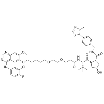 Gefitinib-based PROTAC 3 Structure