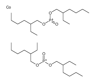 cobalt tetra(2-ethylhexyl) bis(phosphate)结构式