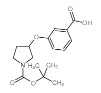 1-BOC-3-(3-CARBOXY-PHENOXY)-PYRROLIDINE Structure