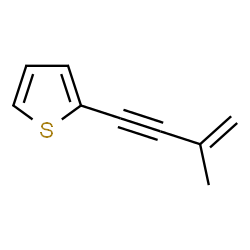 Thiophene, 2-(3-methyl-3-buten-1-ynyl)- (9CI)结构式