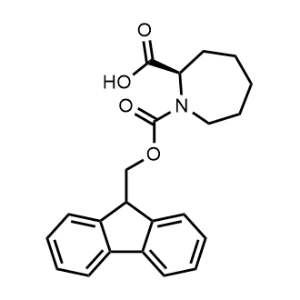 (R)-1-(((9H-Fluoren-9-yl)methoxy)carbonyl)azepane-2-carboxylic acid Structure