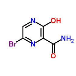 6-Bromo-3-hydroxy-2-pyrazinecarboxamide Structure