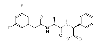 Glycine, N-[(3,5-difluorophenyl)acetyl]-L-alanyl-2-phenyl-, (2S)- picture