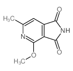 1H-Pyrrolo[3,4-c]pyridine-1,3(2H)-dione,4-methoxy-6-methyl- structure