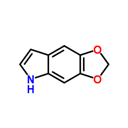 5,6-亚甲基二氧基吲哚结构式