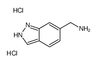 (1H-INDAZOL-6-YL)METHANAMINE DIHYDROCHLORIDE Structure