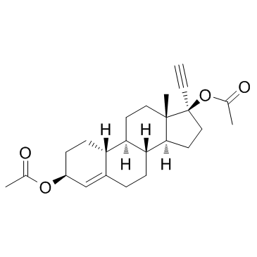 Ethynodiol diacetate Structure