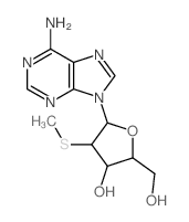 Adenosine,2'-S-methyl-2'-thio- (8CI,9CI)结构式