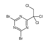 2,4-dibromo-6-(1,1,2-trichloroethyl)-1,3,5-triazine Structure