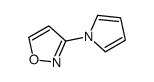 Isoxazole, 3-(1H-pyrrol-1-yl)- (9CI)结构式