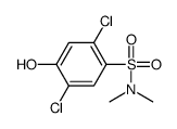 2,5-dichloro-4-hydroxy-N,N-dimethylbenzenesulfonamide Structure