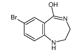 7-溴-1,2,3,4-四氢-5H-1,4-苯并二氮杂革-5-酮结构式