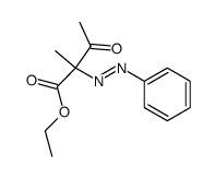 α-Methyl-α-phenylazo-acetessigsaeure-ethylester Structure