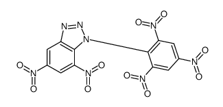 5,7-dinitro-1-(2,4,6-trinitrophenyl)benzotriazole Structure