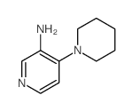 3-Pyridinamine,4-(1-piperidinyl)- structure