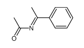 N-(1-phenyl-ethyliden)-acetamide结构式