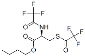 N,S-Bis(trifluoroacetyl)-L-cysteine butyl ester结构式