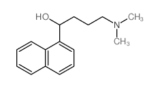 4-dimethylamino-1-naphthalen-1-yl-butan-1-ol Structure