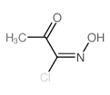 Propanimidoyl chloride,N-hydroxy-2-oxo- Structure