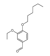 3-ethoxy-4-hexoxybenzaldehyde Structure