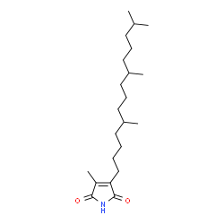 3-Methyl-4-(5,9,13-trimethyltetradecyl)-1H-pyrrole-2,5-dione structure