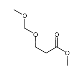 methyl 3-(methoxymethoxy)propanoate结构式