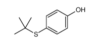 4-tert-butylsulfanylphenol结构式