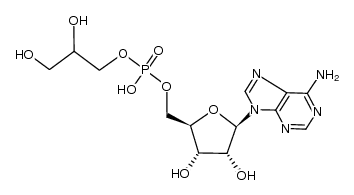 P-(2,3-dihydroxypropyl)adenosine 5'-monophosphate Structure