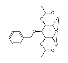 2,4-Di-O-acetyl-1,6-anhydro-3-O-benzyl-beta-L-idopyranose min. 99结构式