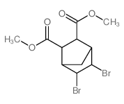 dimethyl 5,6-dibromonorbornane-2,3-dicarboxylate结构式