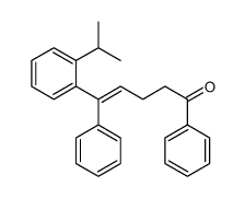 1,5-diphenyl-5-(2-propan-2-ylphenyl)pent-4-en-1-one Structure