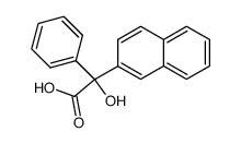 (2-naphthyl)phenylhydroxyacetic acid结构式