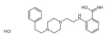 Benzamide, 2-((2-(4-(2-phenylethyl)-1-piperazinyl)ethyl)amino)-, monoh ydrochloride structure