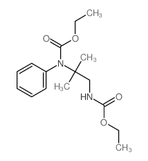 Carbanilic acid,N-[2-(carboxyamino)-1,1-dimethylethyl]-, diethyl ester (8CI)结构式