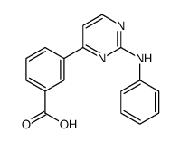 3-(2-aminopyrimidin-4-yl)benzoic acid structure