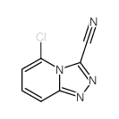 2-chloro-1,7,8-triazabicyclo[4.3.0]nona-2,4,6,8-tetraene-9-carbonitrile structure