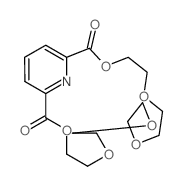 3,6,9,12,15,18-hexaoxa-24-azabicyclo[18.3.1]tetracosa-1(24),20,22-triene-2,19-dione Structure