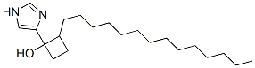 1-(1H-Imidazol-4-yl)-2-tetradecylcyclobutanol Structure