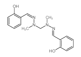 Benzaldehyde,2-hydroxy-, methylenebis(methylhydrazone) (9CI) structure