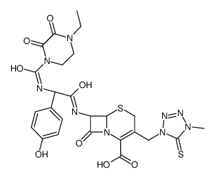 5-Desthiolyl-5-thioxo Cefoperazone Structure