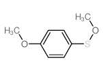 1-methoxy-4-methoxysulfanyl-benzene Structure