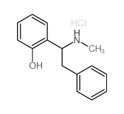 2-(1-methylamino-2-phenyl-ethyl)phenol结构式