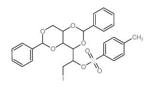 2-[2-iodo-1-(4-methylphenyl)sulfonyloxy-ethyl]-4,9-diphenyl-3,5,8,10-tetraoxabicyclo[4.4.0]decane picture