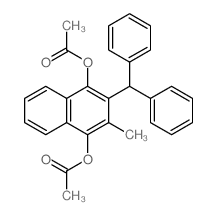 1,4-Naphthalenediol,2-(diphenylmethyl)-3-methyl-, 1,4-diacetate picture