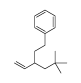 5,5-Dimethyl-3-phenethyl-1-hexene Structure