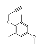 Benzene, 5-methoxy-1,3-dimethyl-2-(2-propynyloxy)- (9CI) Structure