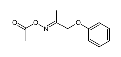 1-phenoxypropan-2-oneO-acetyl oxime Structure