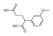 2-(3-methoxyphenyl)glutaric acid结构式